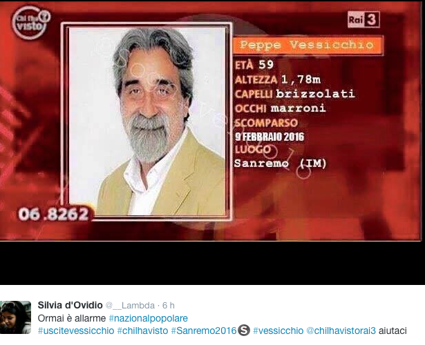 Sanremo 2016: boom sui social, Garko e Pausini i più menzionati