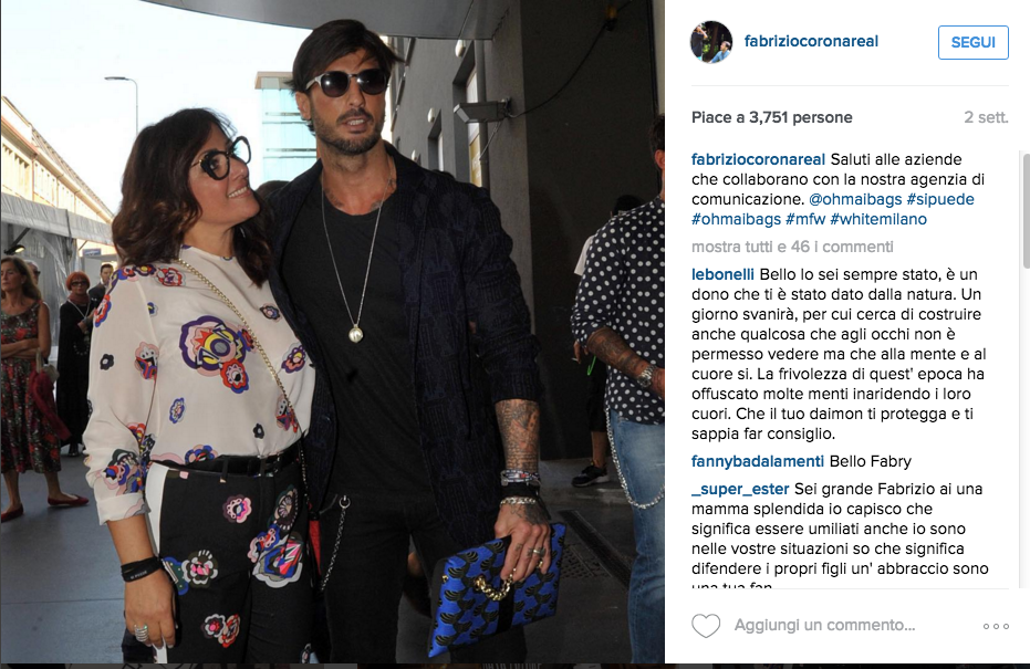 Fabrizio Corona: ancora una Rodriguez nella sua vita Fabrizio Corona: ancora una Rodriguez nella sua vita