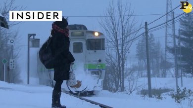 La stazione ferroviaria aperta per un’unica passeggera
