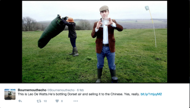 L’imprenditore inglese che vende barattoli d’aria in Cina