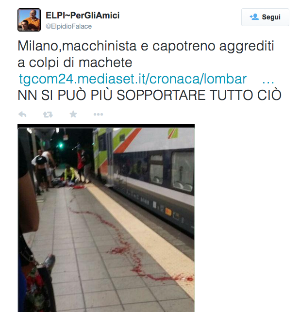 Capotreno aggredito con il machete, condanne fino a 16 anni