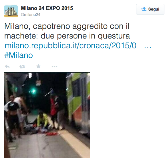 Capotreno aggredito con il machete, condanne fino a 16 anni