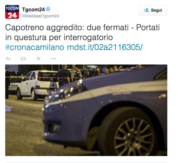 Capotreno aggredito con il machete, condanne fino a 16 anni