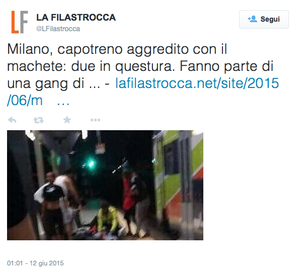 Capotreno aggredito con il machete, condanne fino a 16 anni