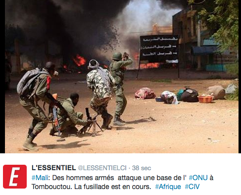 Assalto alla base Onu in Mali: 2 terroristi uccisi, altri in fuga