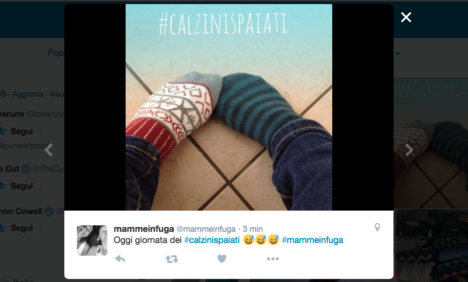 Oggi è la giornata mondiale dei calzini spaiati Oggi è la giornata mondiale dei calzini spaiati