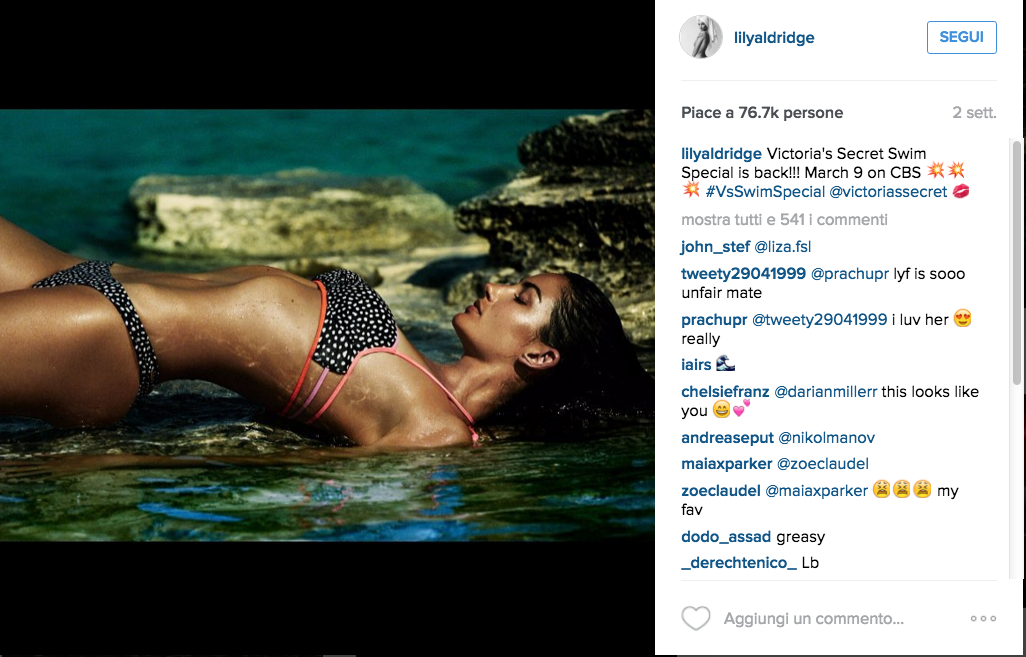 L’anteprima social della linea di bikini Victoria’s Secret L’anteprima social della linea di bikini Victoria’s Secret