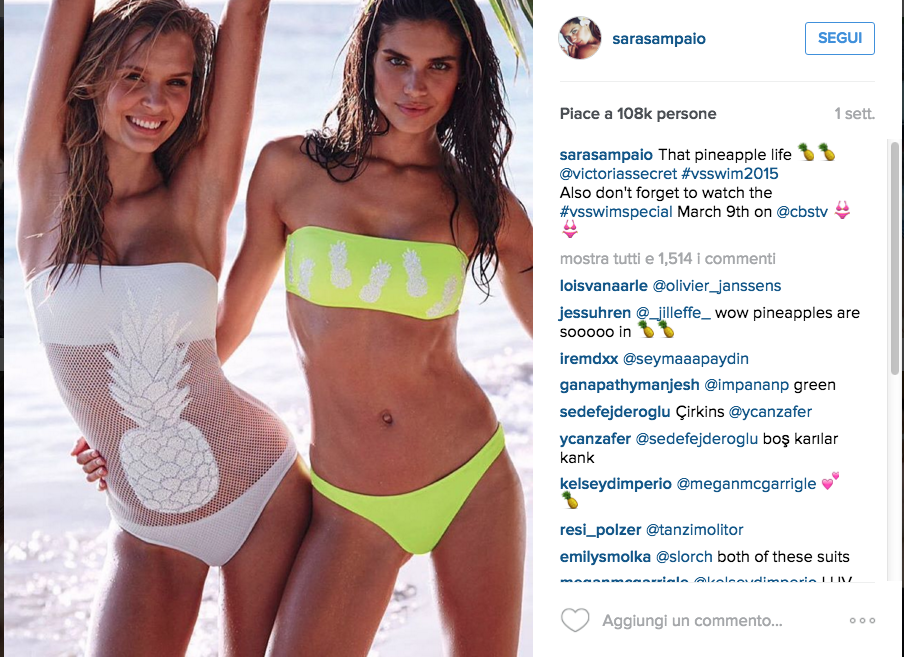 L’anteprima social della linea di bikini Victoria’s Secret L’anteprima social della linea di bikini Victoria’s Secret