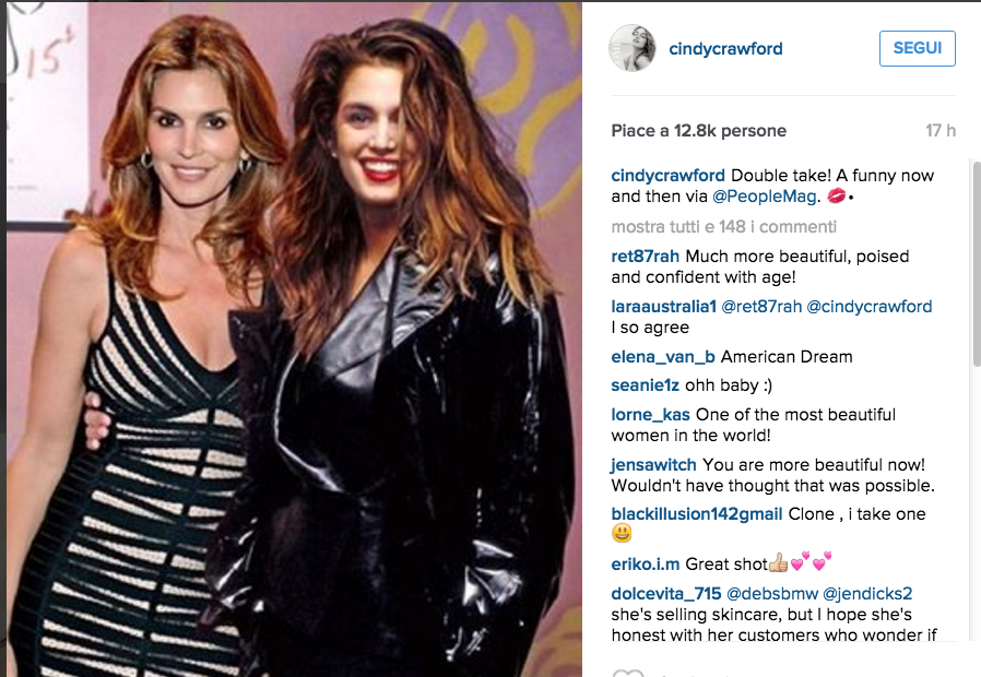 Cindy Crawford: “A 50 anni mi ritiro, forse” Cindy Crawford: “A 50 anni mi ritiro, forse”