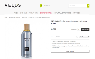 Dalla Francia arriva Prends Moi, il profumo che fa dimagrire