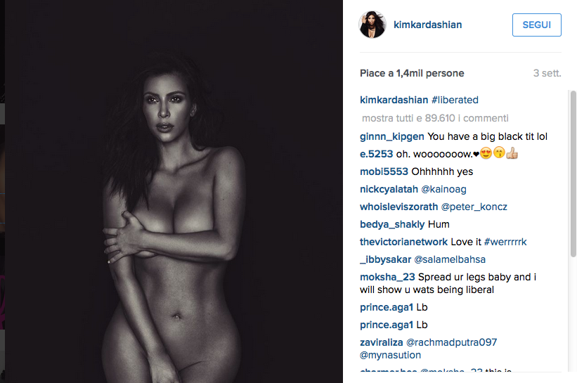 Emily Ratajkowski e Kim Kardashian insieme e nude su Instagram