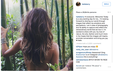 Halle Berry: primo topless su Instagram