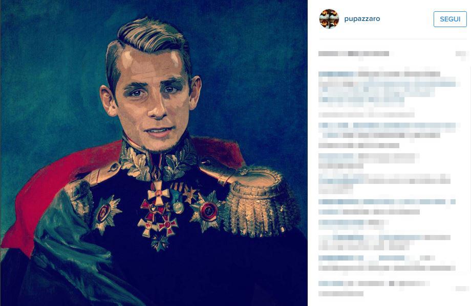 L’artista che trasforma i calciatori in capolavori dell’800 L’artista che trasforma i calciatori in capolavori dell’800