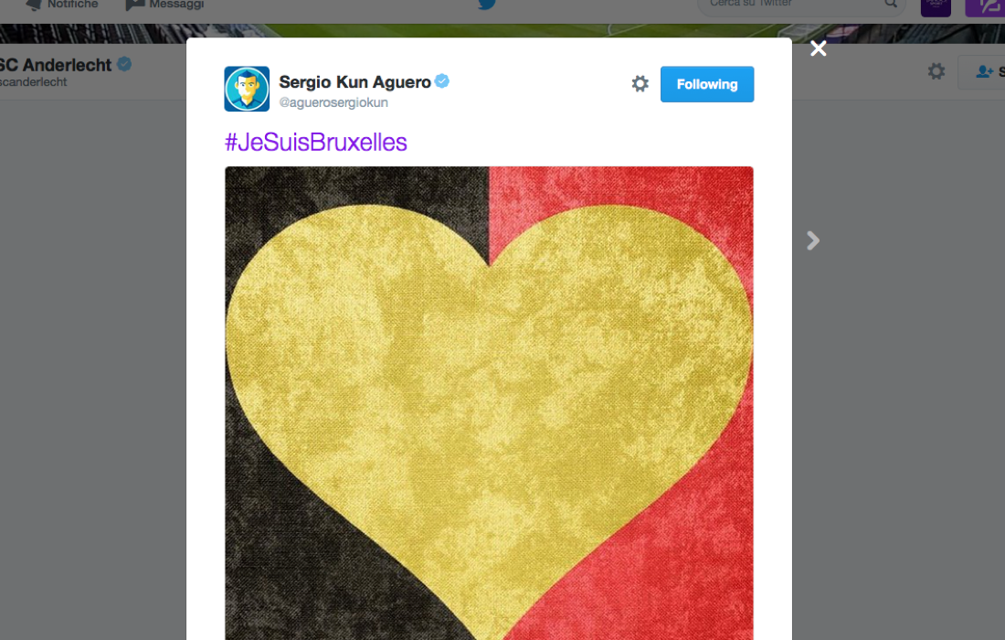 Il cordoglio dello sport mondiale dopo il dramma di Bruxelles Il cordoglio dello sport mondiale dopo il dramma di Bruxelles