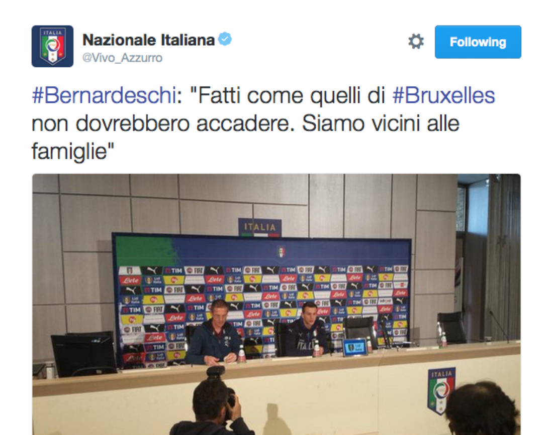 Il cordoglio dello sport mondiale dopo il dramma di Bruxelles Il cordoglio dello sport mondiale dopo il dramma di Bruxelles