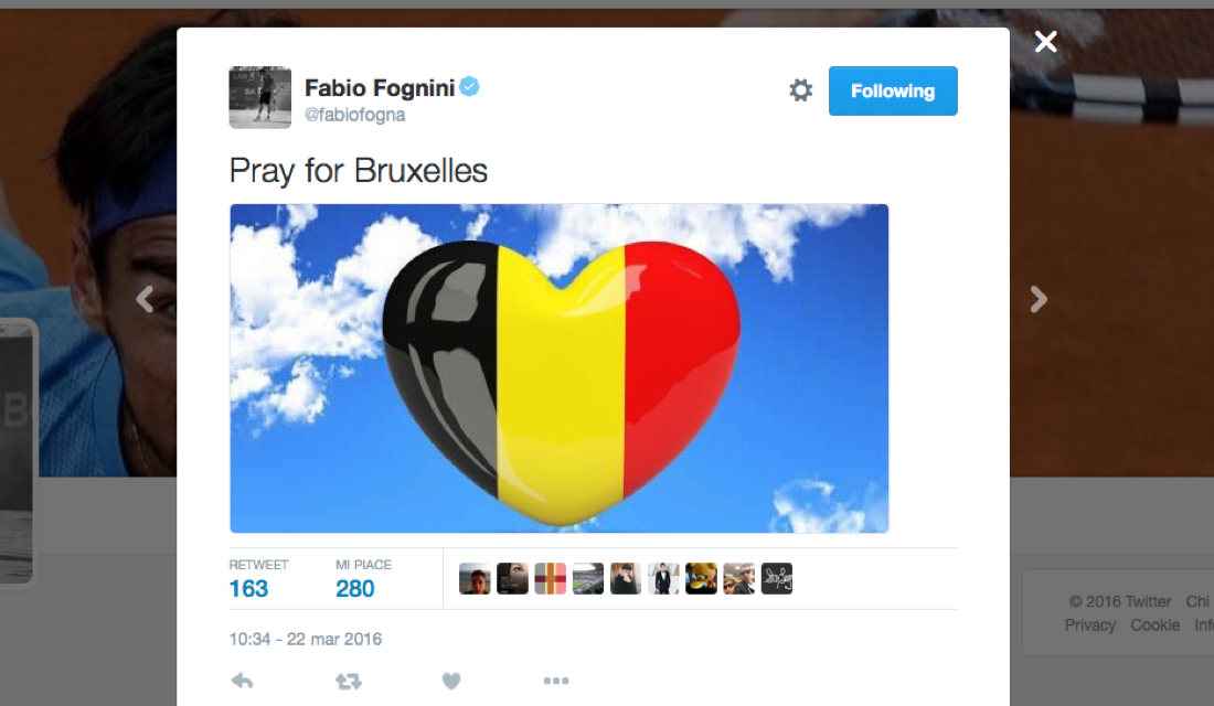 Il cordoglio dello sport mondiale dopo il dramma di Bruxelles Il cordoglio dello sport mondiale dopo il dramma di Bruxelles