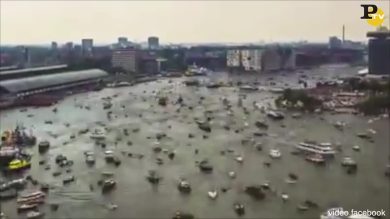 Traffico al porto di Amsterdam – timelapse