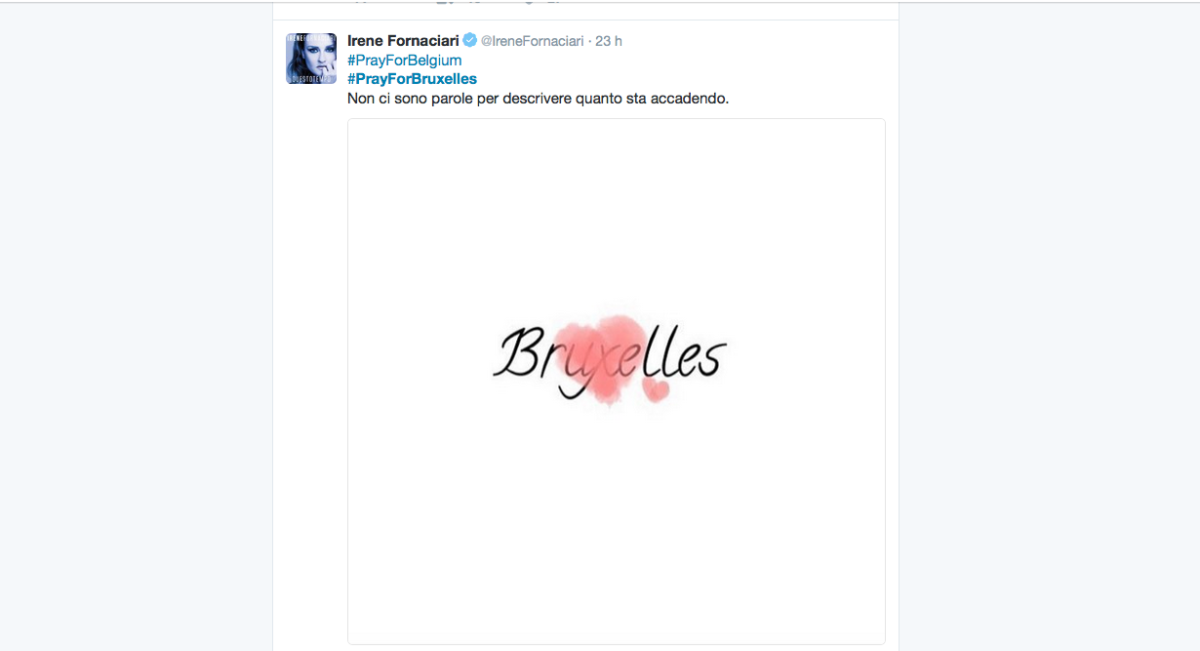 Galleria foto 'Bruxelles il giorno dopo: il cordoglio dei vip italiani' - foto 8