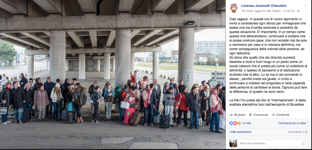 Galleria foto 'Bruxelles il giorno dopo: il cordoglio dei vip italiani' - foto 5