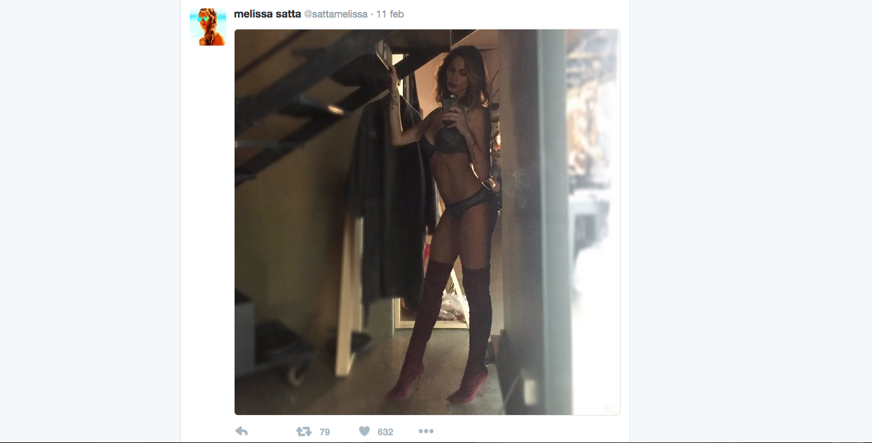 Melissa Satta, prove di matrimonio via social