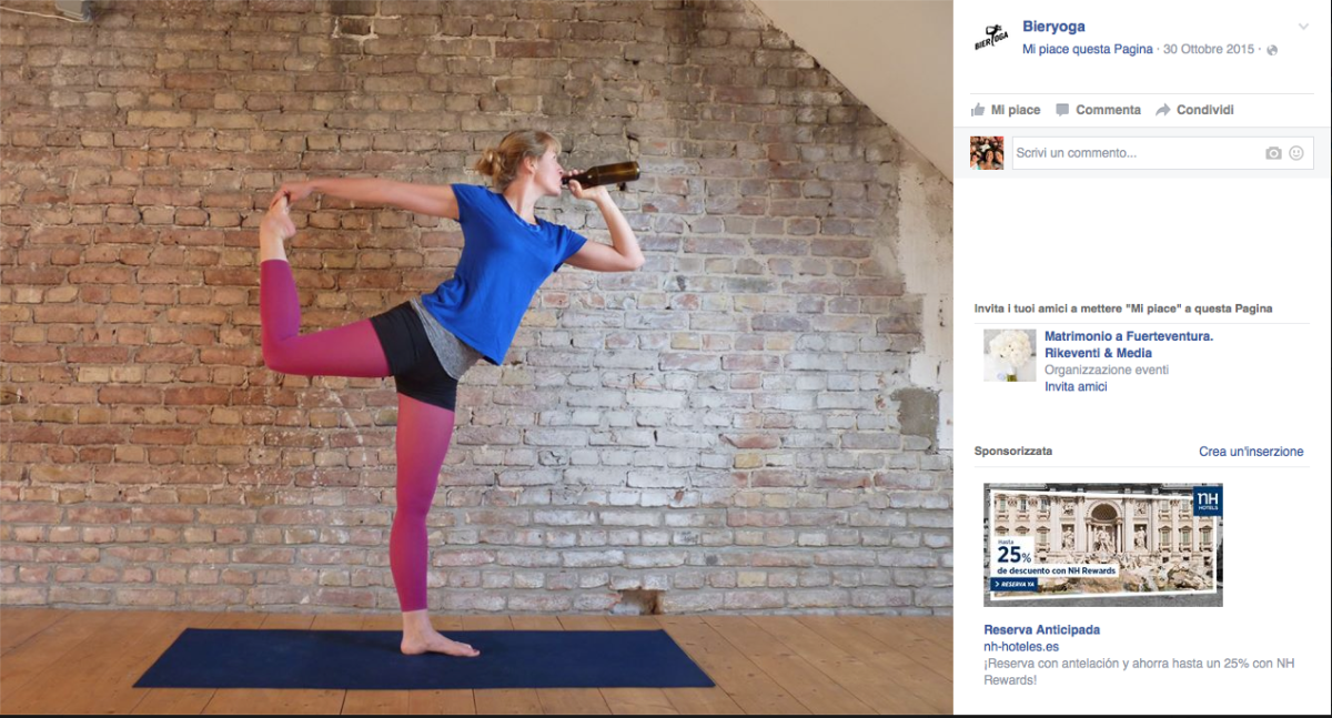 A Berlino anche lo yoga si fa bevendo birra A Berlino anche lo yoga si fa bevendo birra