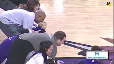 La gara dei due bimbi finisce con la nanna