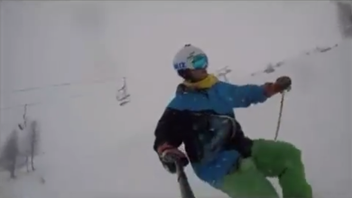 Dominik Paris in un fuoripista incredibile