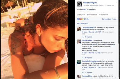 Belén Rodriguez si spoglia alle Maldive