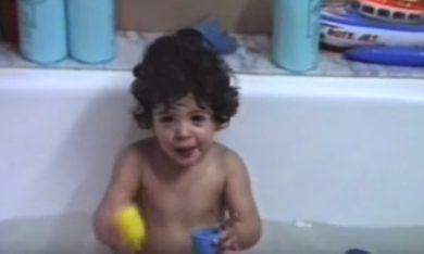 Il canto del bambino trasformato in musica