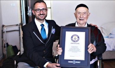 Israel Kristal, l’uomo più vecchio del mondo è sopravvissuto ad Auschwitz
