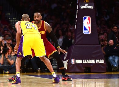 Nba: il video dell’ultimo duello tra Kobe Bryant e LeBron James