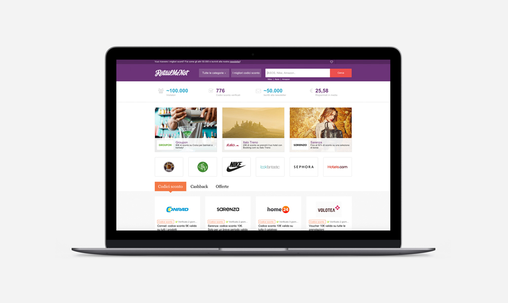 RetailMeNot: sbarca in Italia il marketplace degli sconti