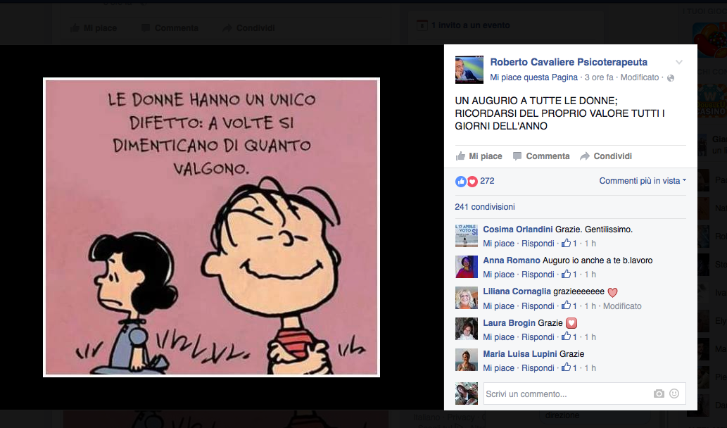 L’anti 8 marzo dei social network L’anti 8 marzo dei social network