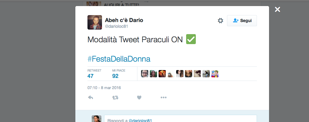 L’anti 8 marzo dei social network L’anti 8 marzo dei social network