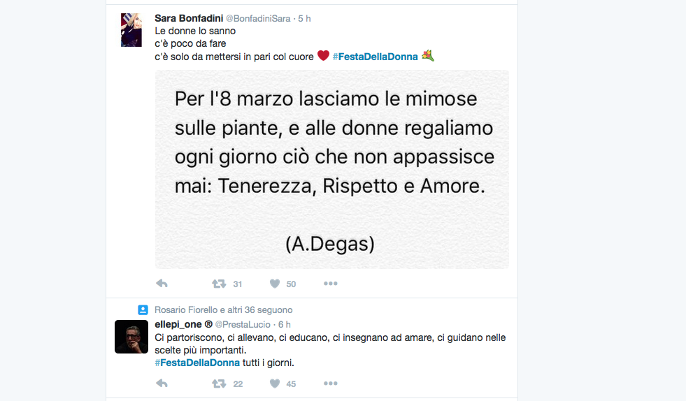 L’anti 8 marzo dei social network L’anti 8 marzo dei social network