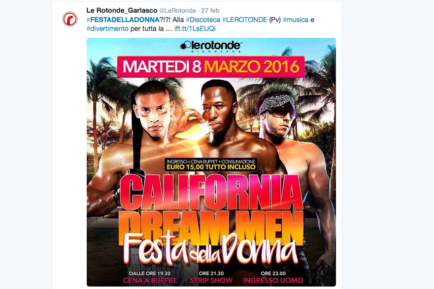 L’anti 8 marzo dei social network L’anti 8 marzo dei social network