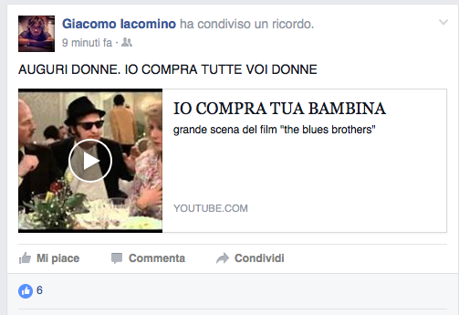 L’anti 8 marzo dei social network L’anti 8 marzo dei social network
