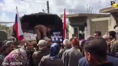 Siria: la distribuzione degli aiuti ed una scuola aperta