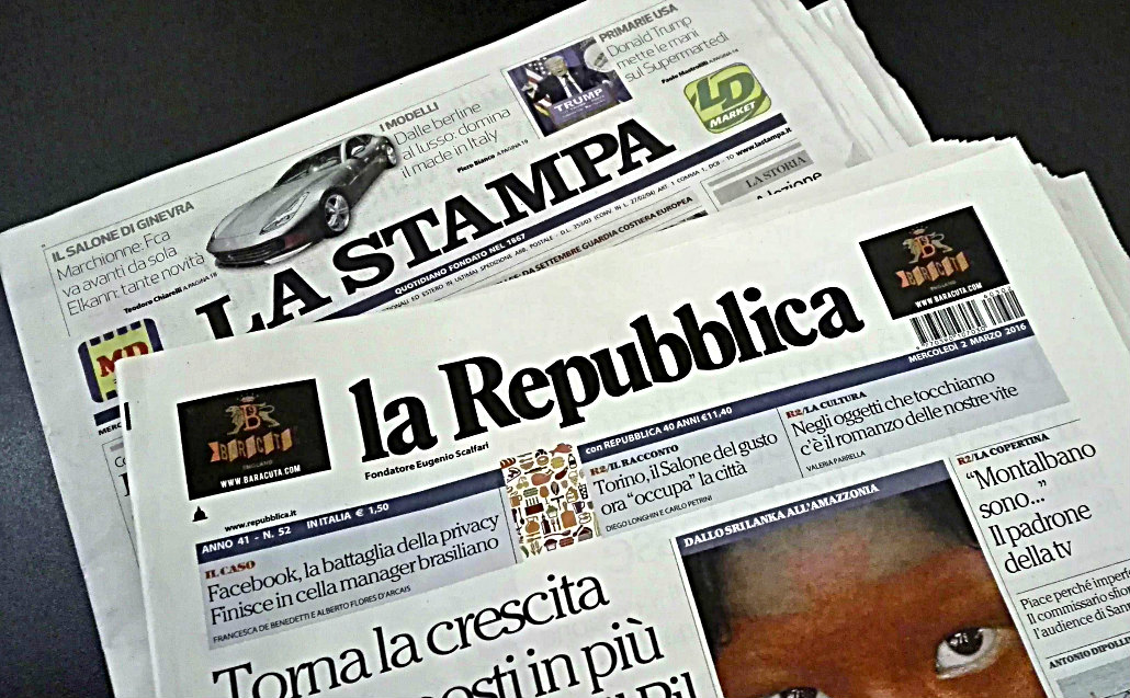 Editoria, fusione fra la Repubblica e la Stampa