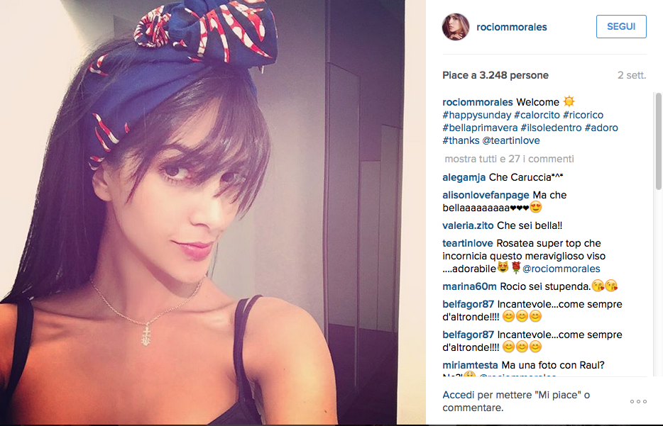 Raoul Bova e Rocio Muños Morale, storia finita?