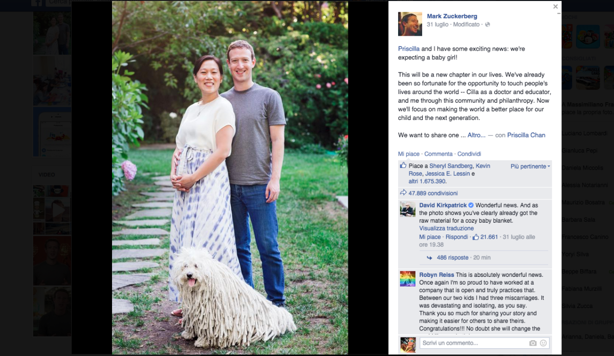 Galleria foto 'Facebook, crescita esplosiva. Zuckerberg resta al comando' - foto 7