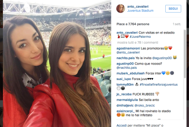 Le wags della Juventus in festa per lo scudetto