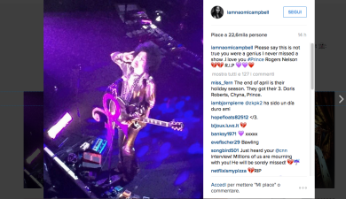 Prince, il tributo social delle celebrities di tutto il mondo