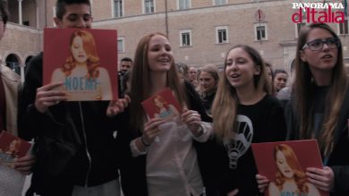 Noemi sul palco di Panorama d’Italia a Macerata