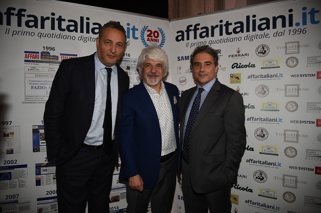 La gran festa per i 20 anni di Affaritaliani.it La gran festa per i 20 anni di Affaritaliani.it