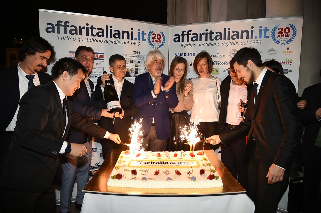 La gran festa per i 20 anni di Affaritaliani.it La gran festa per i 20 anni di Affaritaliani.it