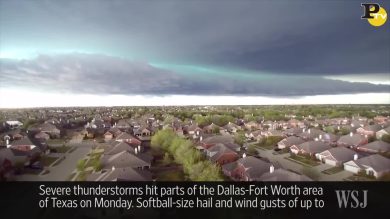 Texas: palle di grandine da record