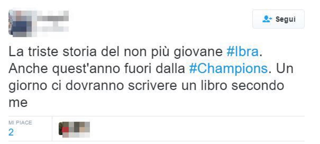 Ibrahimovic dice nuovamente addio alla Champions, l’ironia del web Ibrahimovic dice nuovamente addio alla Champions, l’ironia del web
