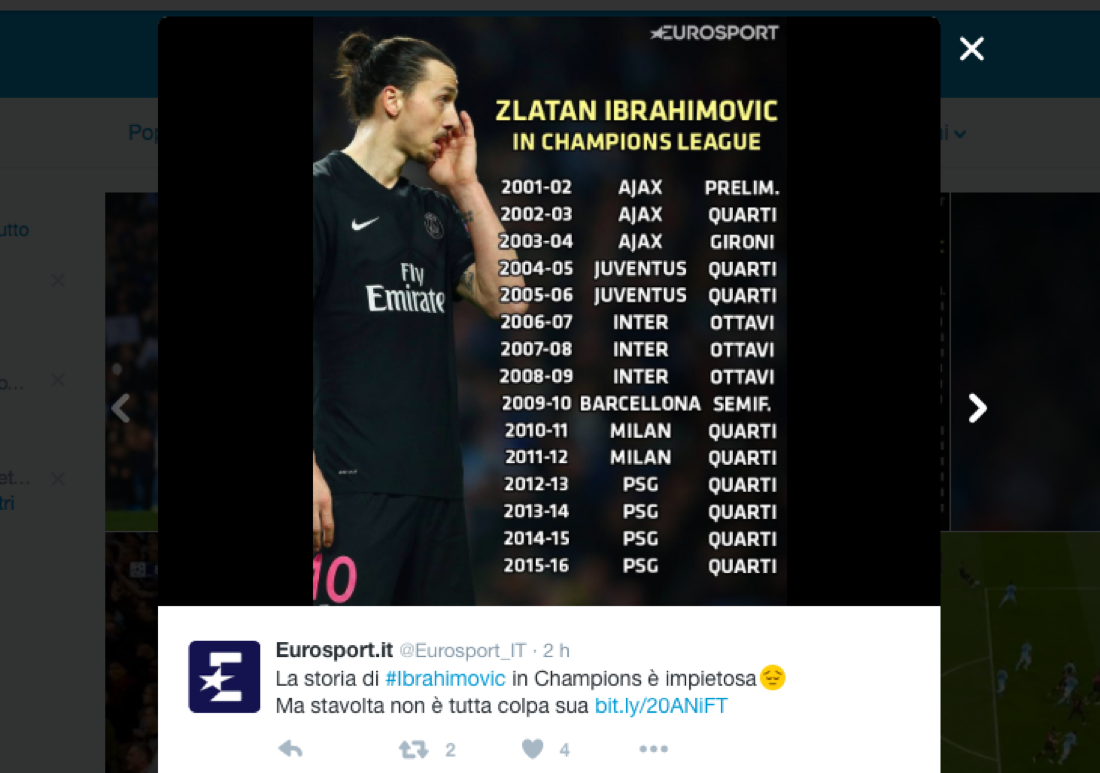 Ibrahimovic dice nuovamente addio alla Champions, l’ironia del web Ibrahimovic dice nuovamente addio alla Champions, l’ironia del web