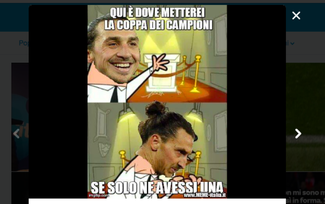 Ibrahimovic dice nuovamente addio alla Champions, l’ironia del web Ibrahimovic dice nuovamente addio alla Champions, l’ironia del web